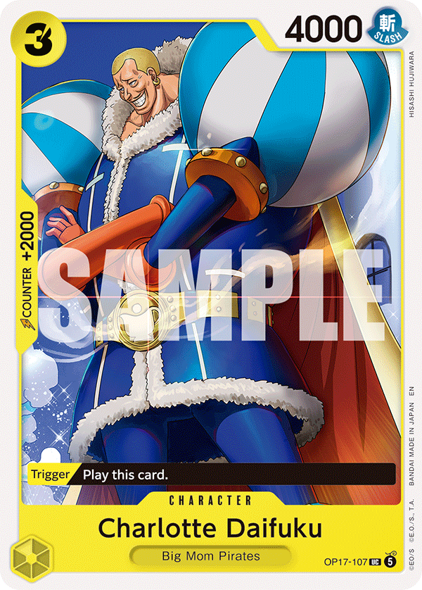 Charlotte Daifuku (Pandaman Art) OP17-107 One Piece card