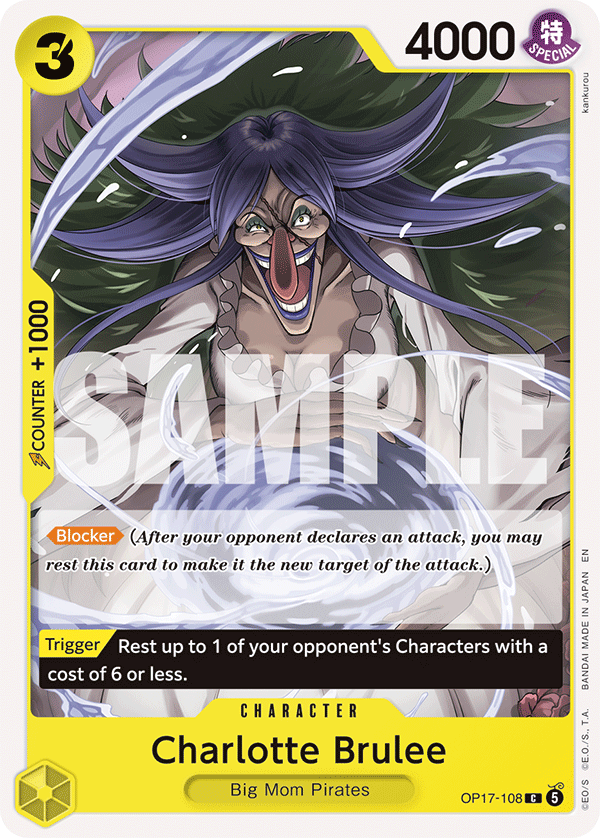 Charlotte Brulee OP17-108 One Piece card