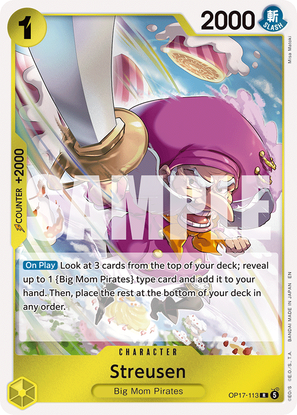 Streusen (113) OP17-113 One Piece card