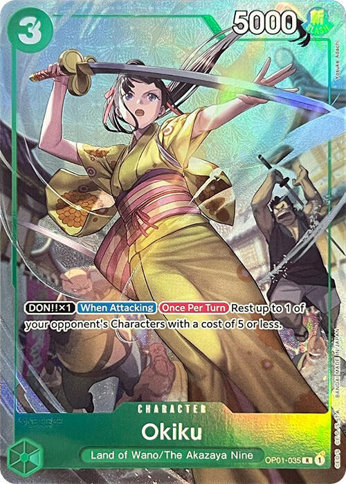 Okiku (Premium Card Collection -BANDAI CARD GAMES Fest. 23-24 Edition-) OP01-035 One Piece card