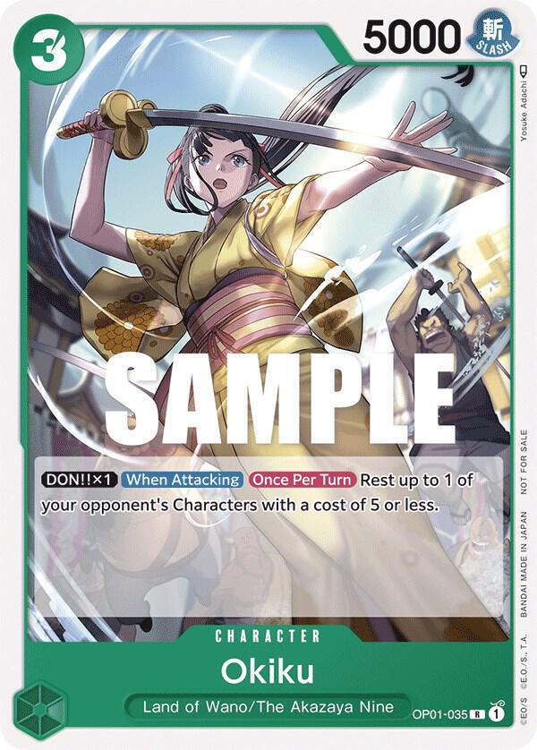 Okiku (Tournament Pack Vol. 4) OP01-035 One Piece card