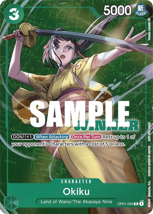 Okiku (Winner Pack Vol. 4) OP01-035 One Piece card