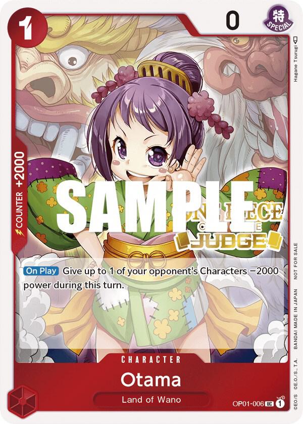 Otama (Judge) OP01-006 One Piece card