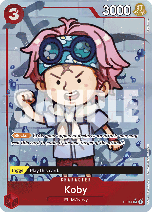 Koby (Full Art) P-014 One Piece card