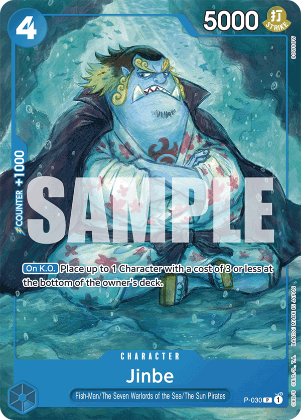 Jinbe P-030_r1 One Piece card