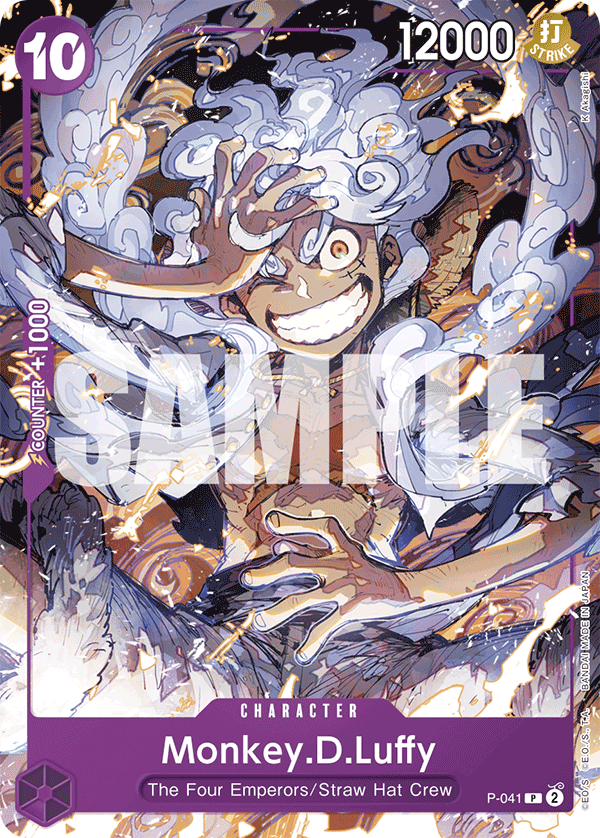 Monkey.D.Luffy (P-041) P-041_r1 One Piece card