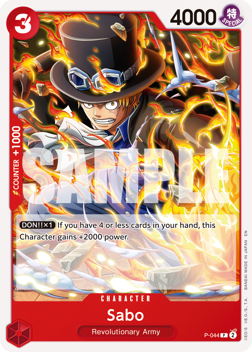 Sabo - P-044 (Reprint) P-044 One Piece card