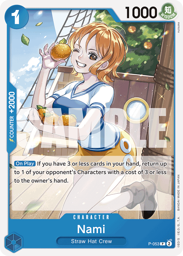 Nami (P-053) (Reprint) P-053 One Piece card