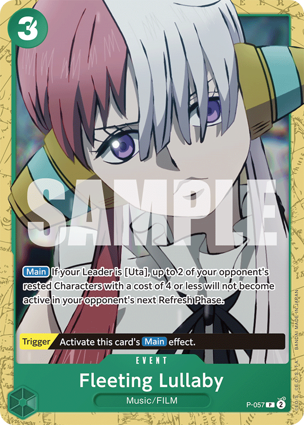 Fleeting Lullaby P-057_p1 One Piece card
