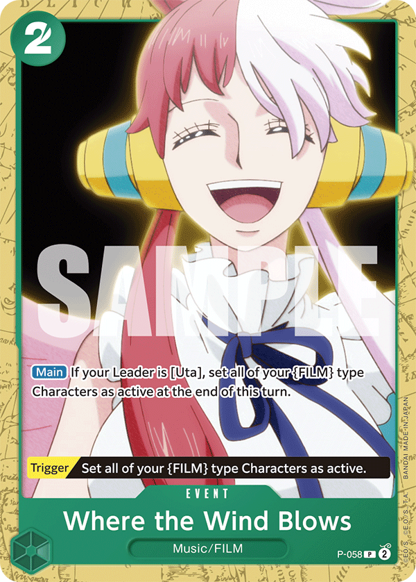 Where the Wind Blows P-058_p1 One Piece card