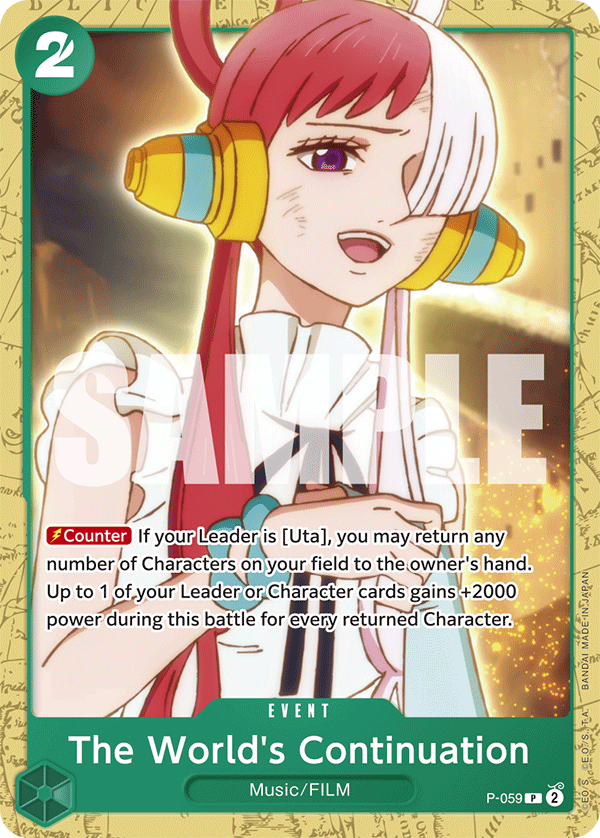 The World's Continuation P-059_p1 One Piece card