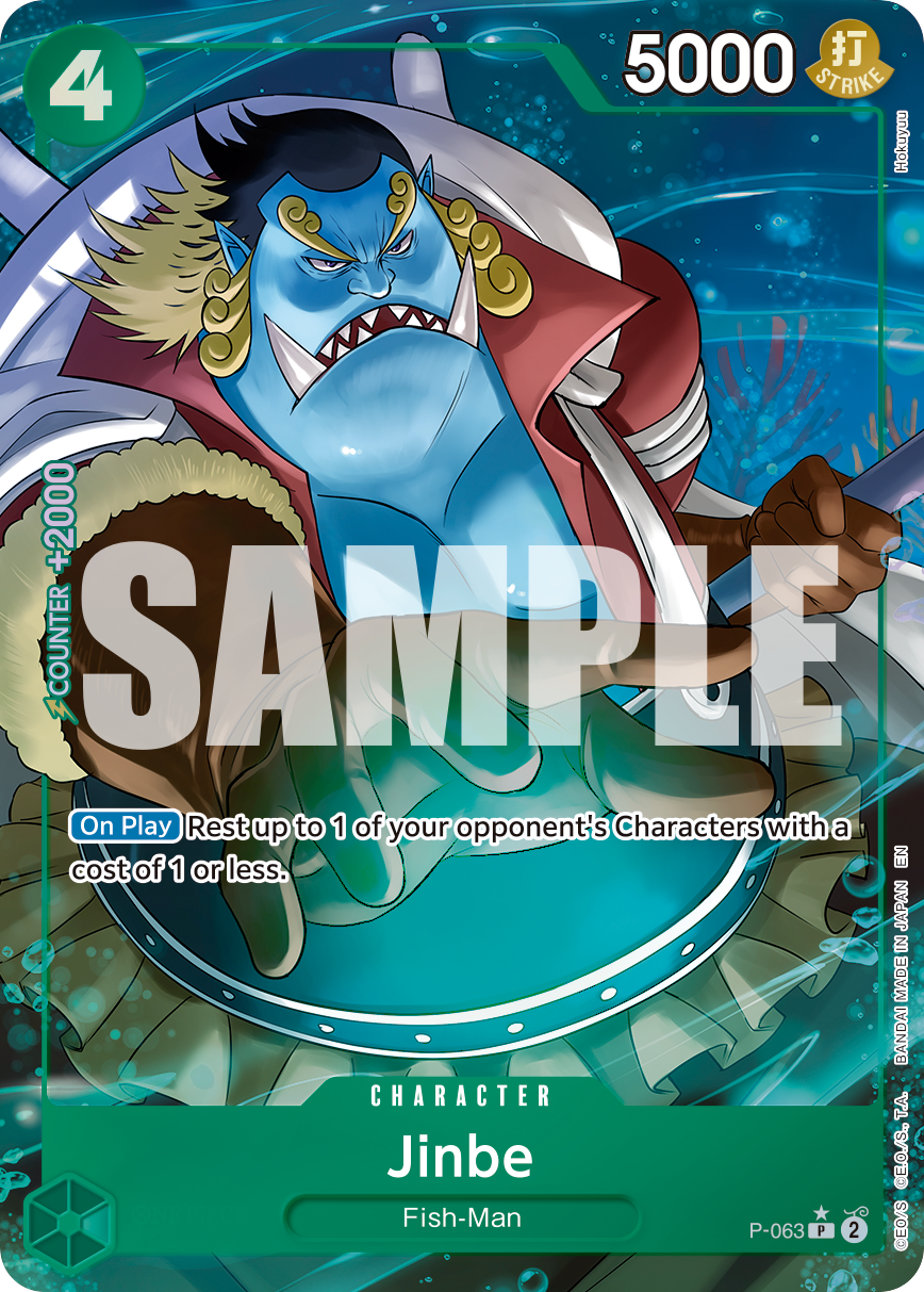 Jinbe - P-063 (Pirate Foil) P-063 One Piece card