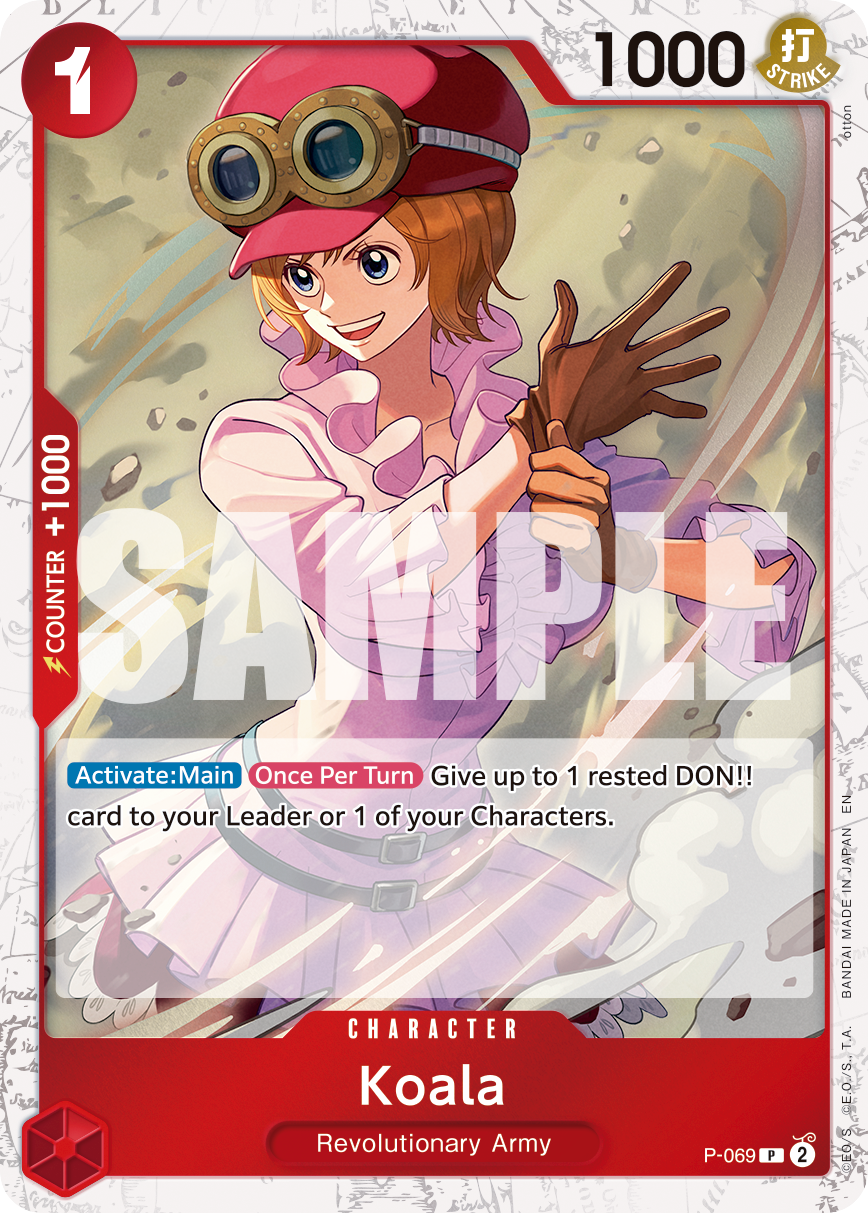 Koala (Pirate Foil) P-069 One Piece card