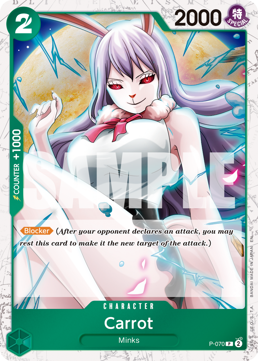 Carrot - P-070 (Pirate Foil) P-070 One Piece card