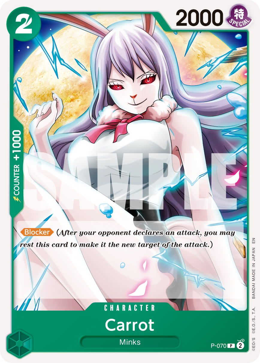 Carrot - P-070 (Reprint) P-070 One Piece card