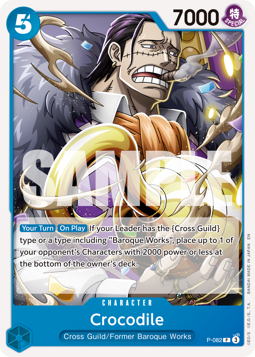 Crocodile - P-082 (Reprint) P-082 One Piece card
