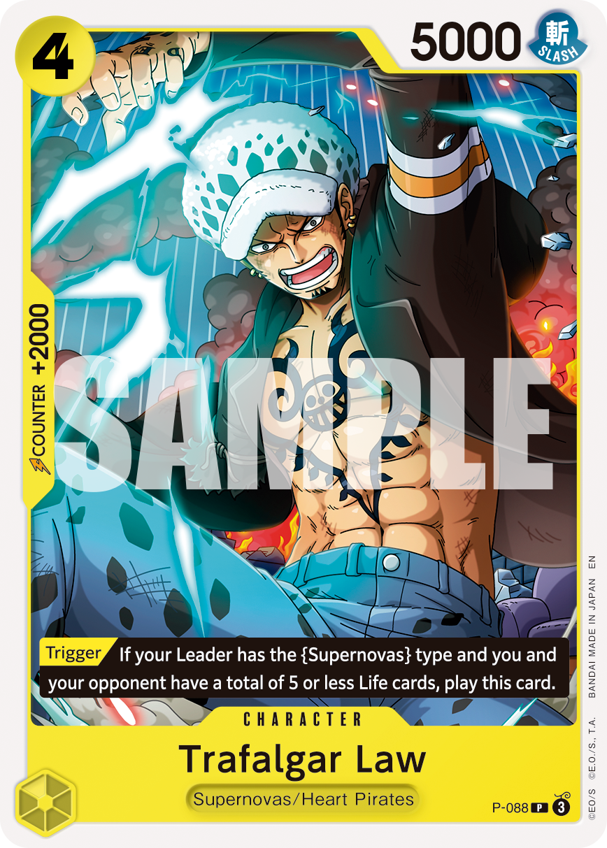 Trafalgar Law - P-088 (Reprint) P-088 One Piece card