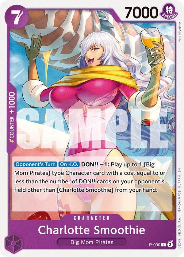 Charlotte Smoothie P-090 One Piece card