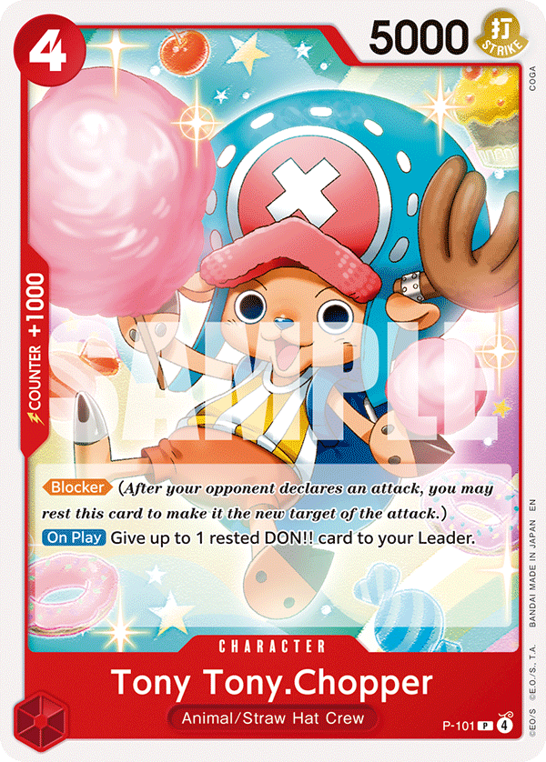 Tony Tony.Chopper P-101 One Piece card