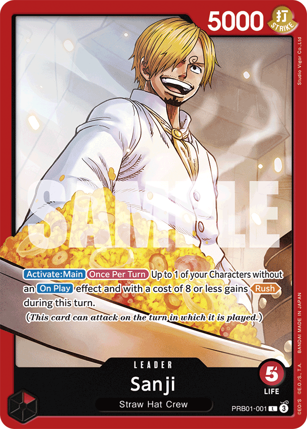 Sanji (PRB01-001) PRB01-001 One Piece card