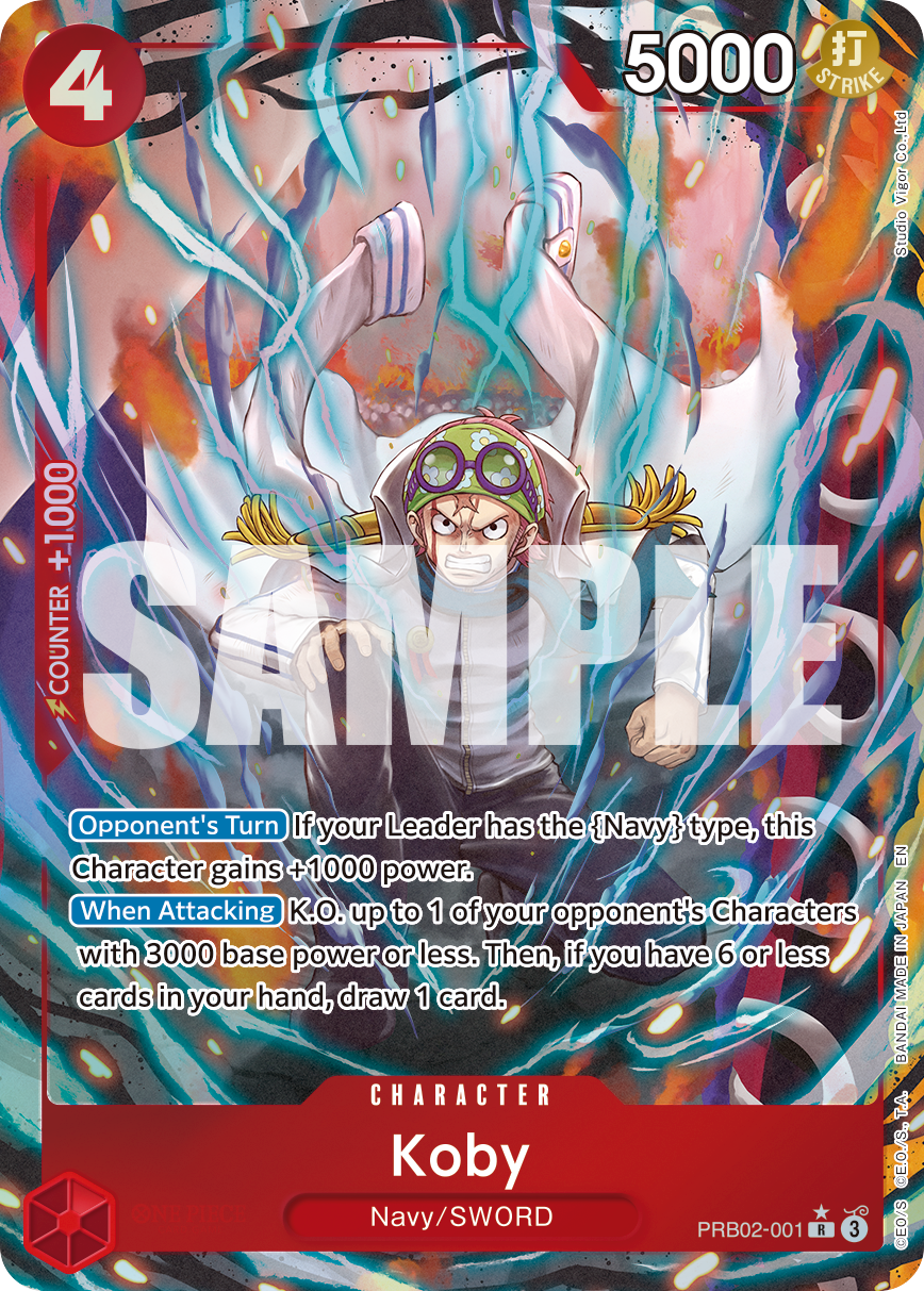 Koby (Alternate Art) PRB02-001 One Piece card