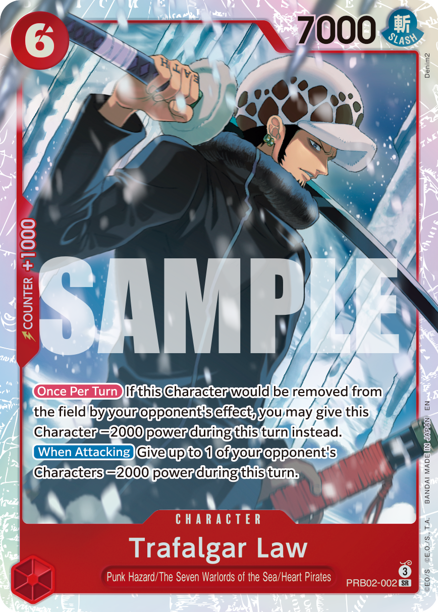 Trafalgar Law - PRB02-002 PRB02-002 One Piece card