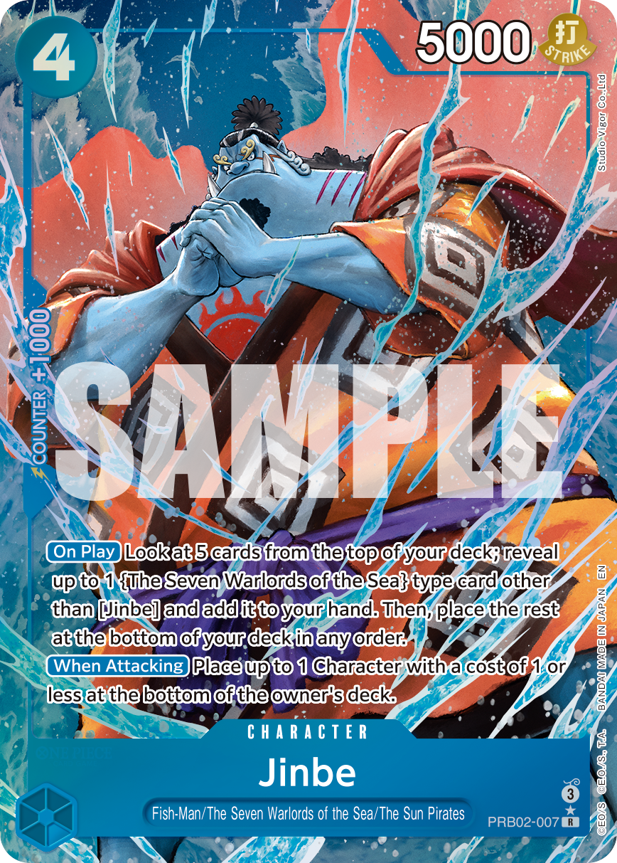 Jinbe - PRB02-007(Alternate Art) PRB02-007 One Piece card