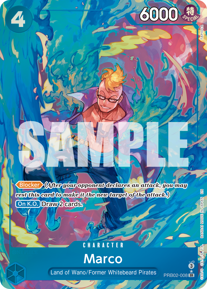 Marco (Alternate Art) PRB02-008 One Piece card