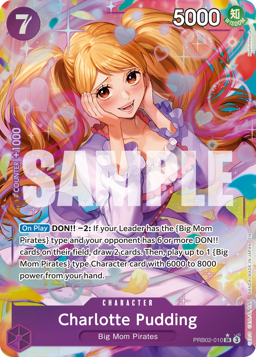 Charlotte Pudding - PRB02-010 (Alternate Art) PRB02-010 One Piece card