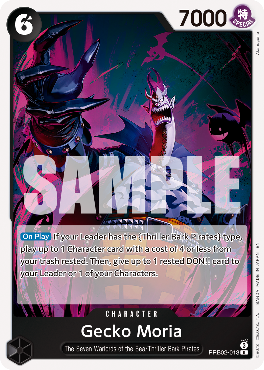 Gecko Moria PRB02-013 One Piece card