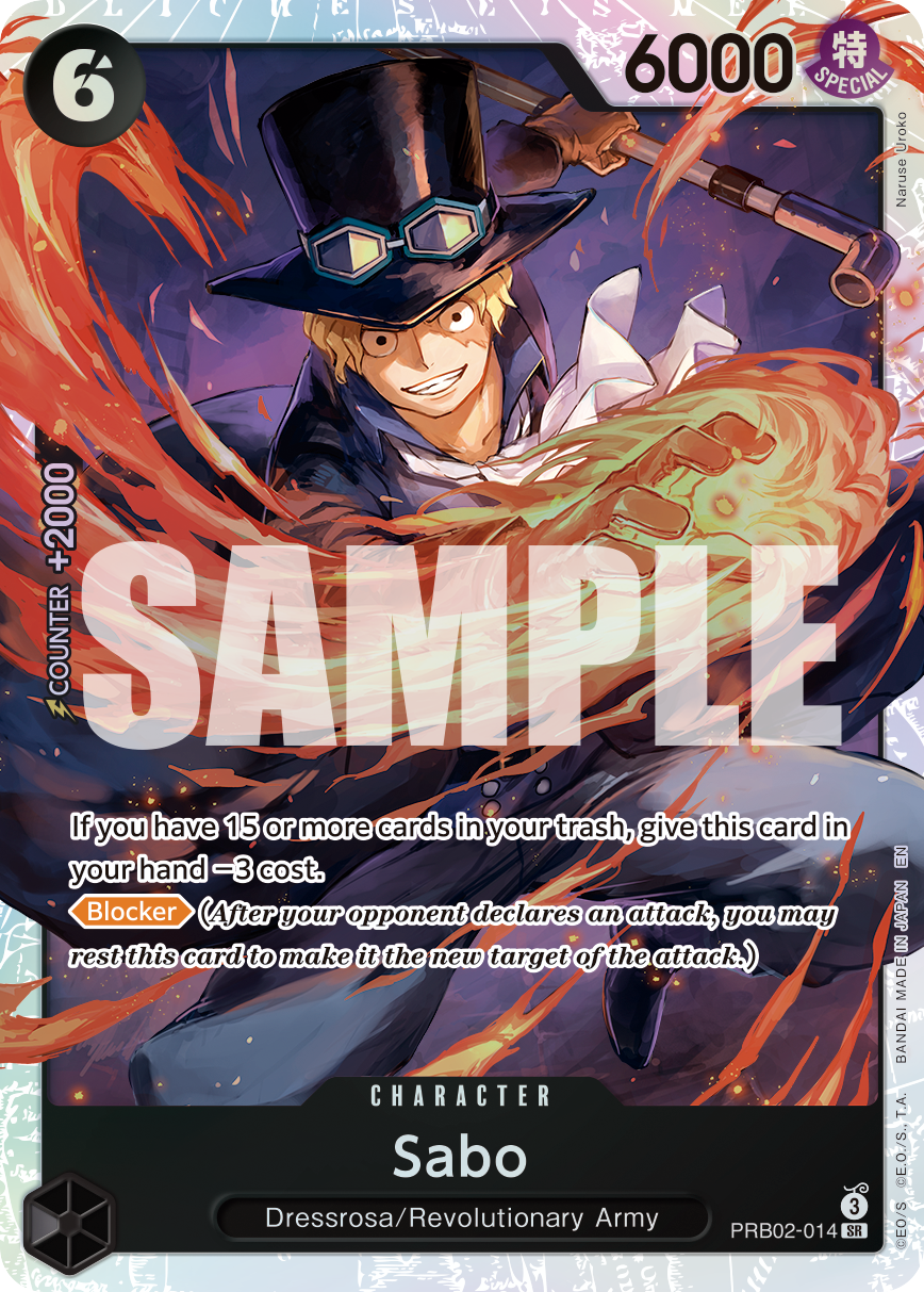 Sabo - PRB02-014 PRB02-014 One Piece card
