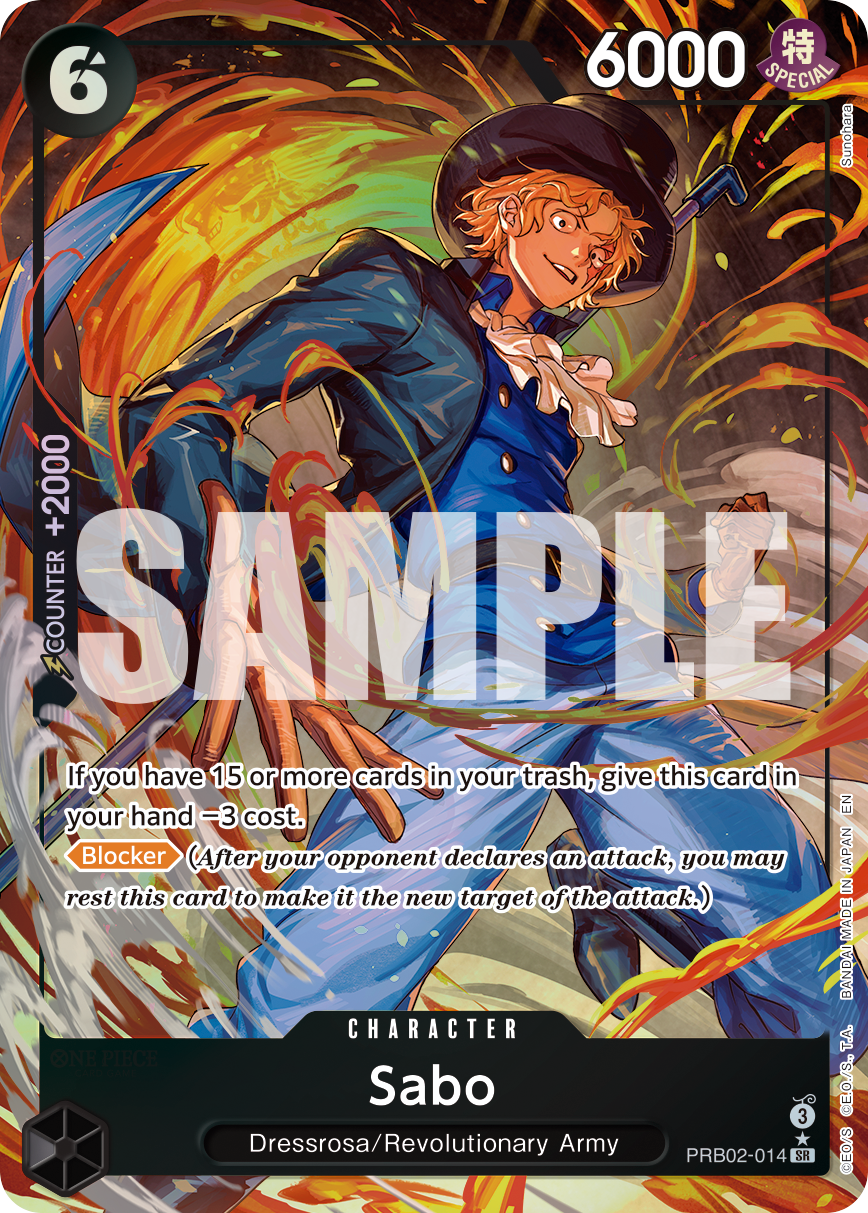 Sabo - PRB02-014 (Alternate Art) PRB02-014 One Piece card
