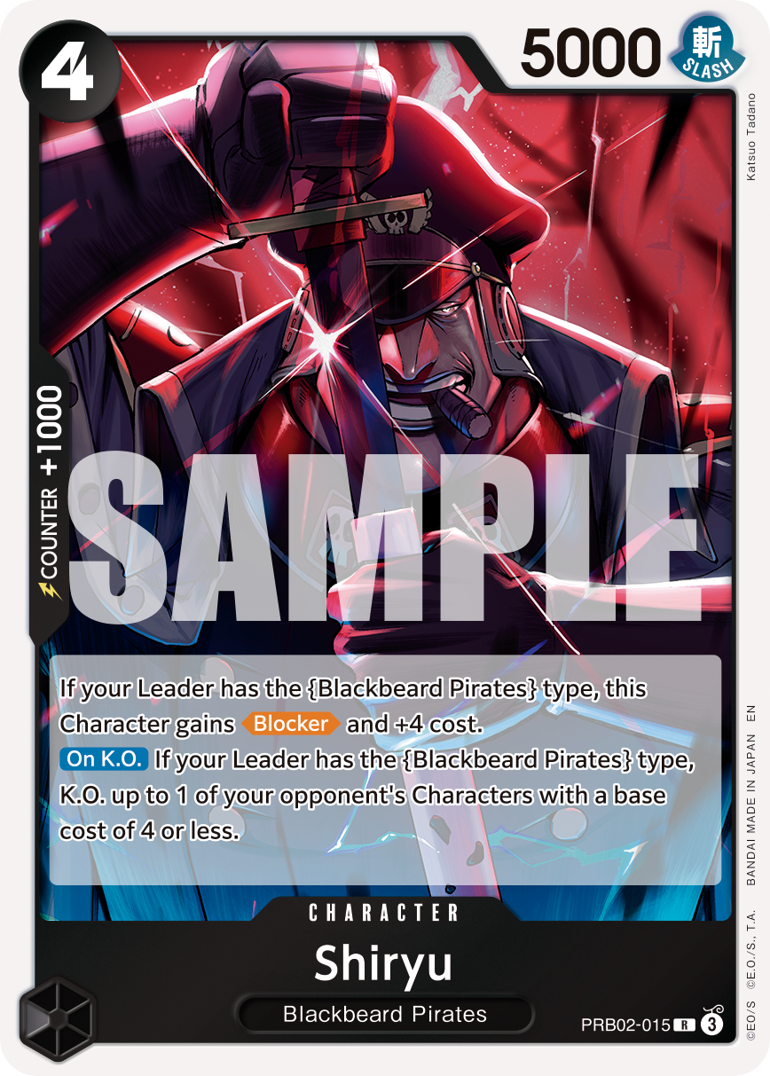 Shiryu PRB02-015 One Piece card