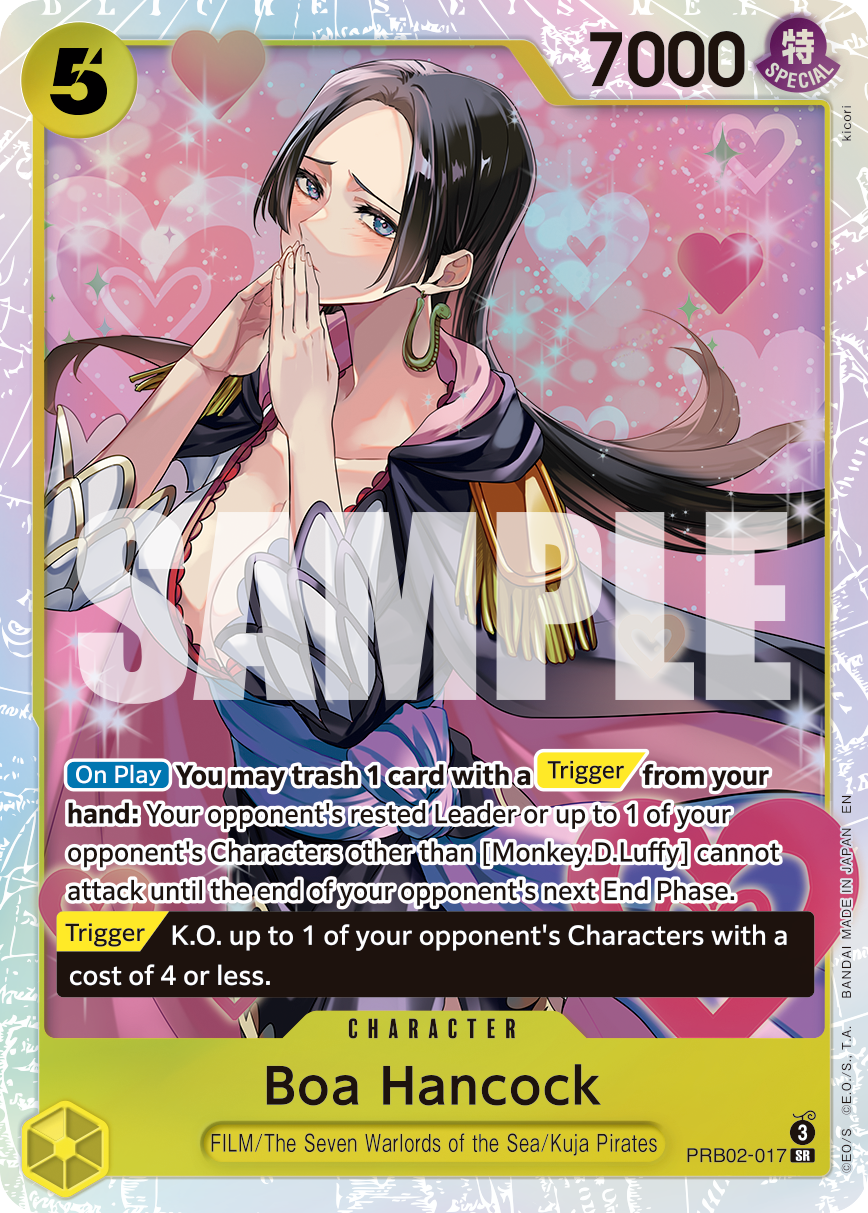 Boa Hancock PRB02-017 One Piece card