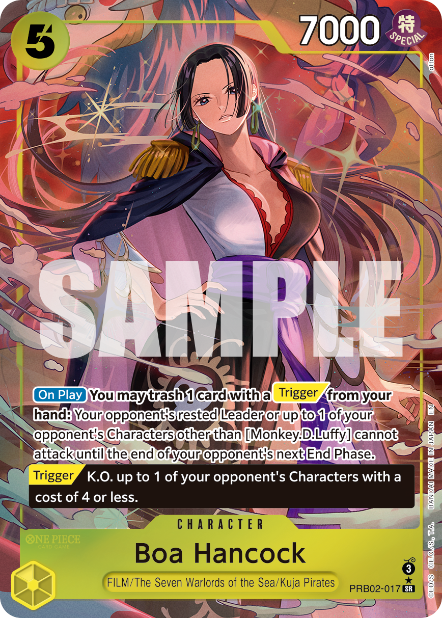 Boa Hancock (Alternate Art) PRB02-017 One Piece card