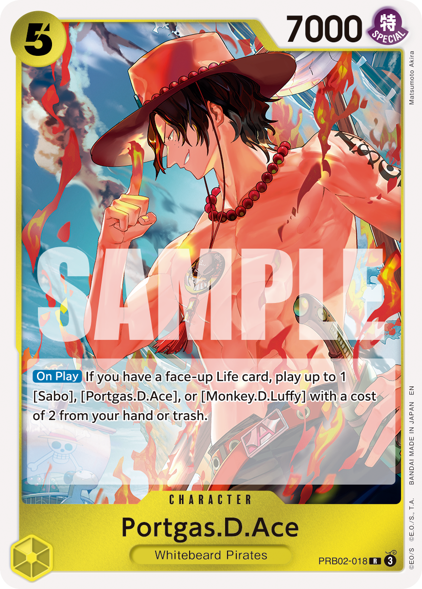 Portgas.D.Ace - PRB02-018 PRB02-018 One Piece card