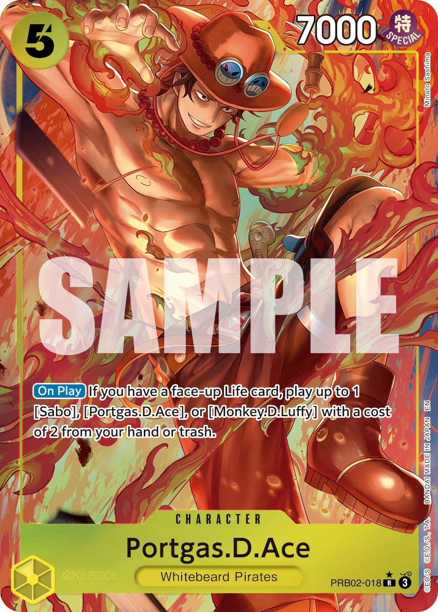 Portgas.D.Ace - PRB02-018 (Alternate Art) PRB02-018 One Piece card