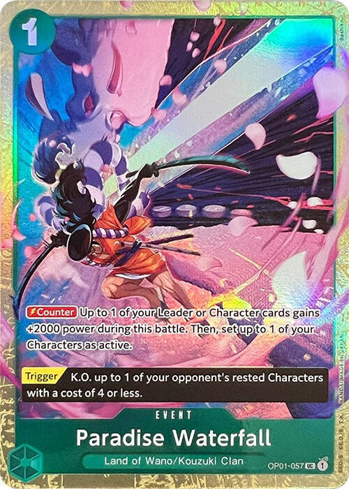 Paradise Waterfall (Premium Card Collection -Best Selection Vol. 1-) OP01-057 One Piece card