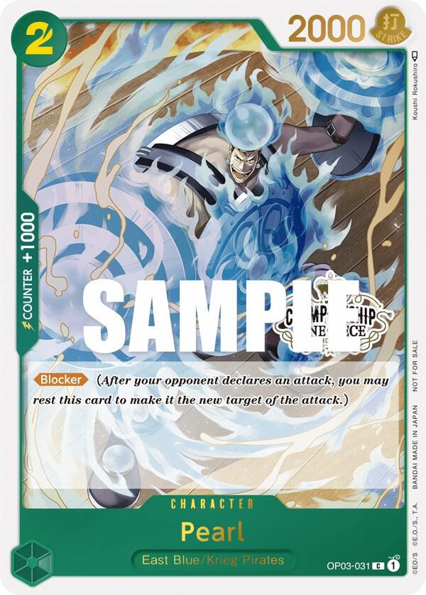 Pearl (Store Championship Participation Pack Vol. 2) OP03-031 One Piece card