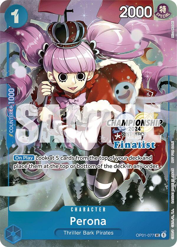 Perona (Championship 2024 Finalist Card Set) OP01-077 One Piece card