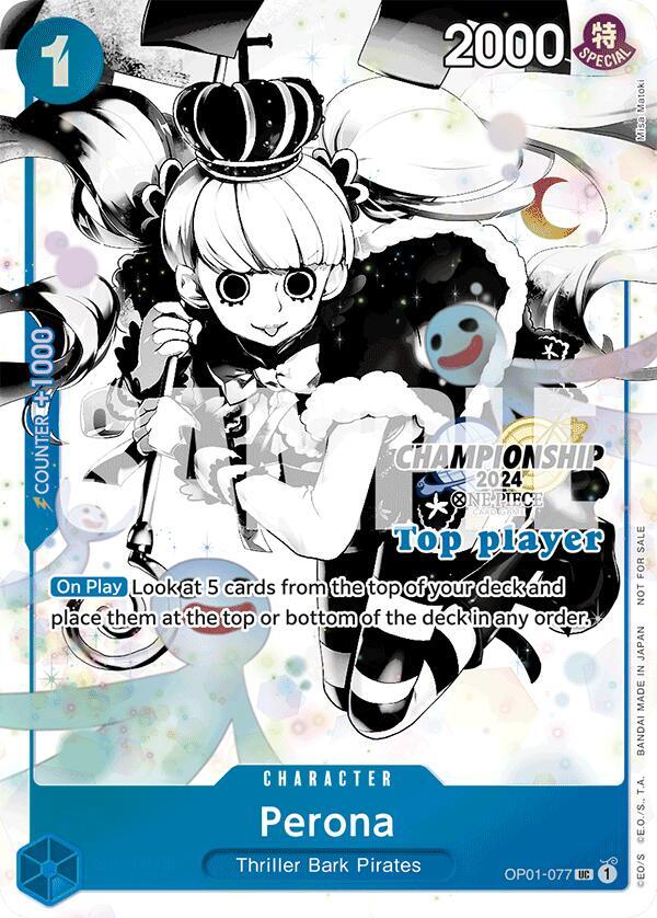 Perona (Championship 2024 Top Player Pack Vol. 2) OP01-077 One Piece card