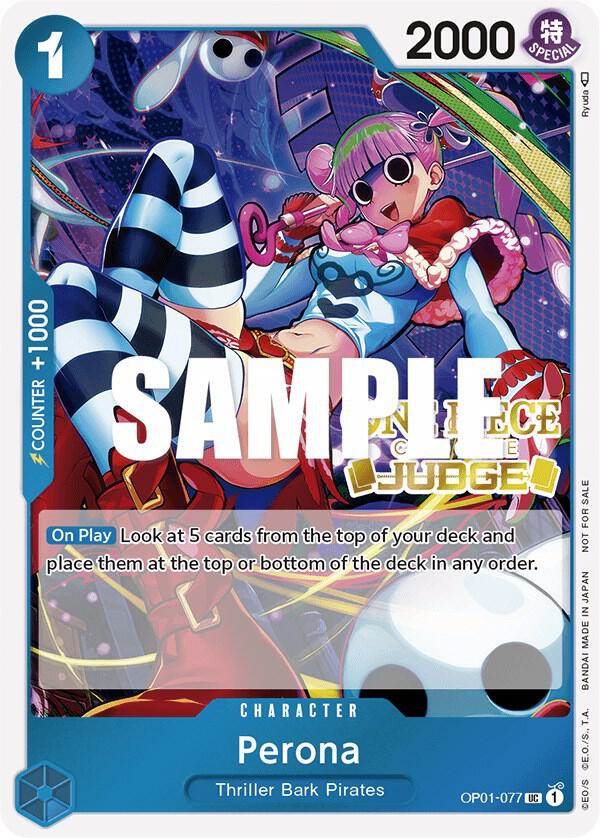 Perona (Judge Pack Vol. 2) OP01-077 One Piece card