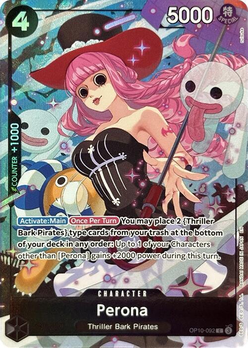 Perona (Premium Card Collection -Best Selection Vol. 4-) OP10-092 One Piece card