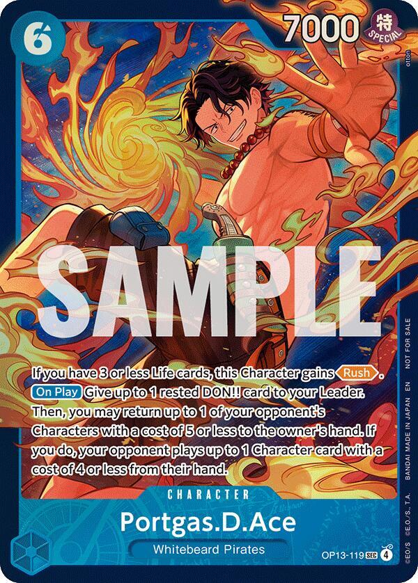 Portgas.D.Ace (119) (Treasure Cup 2026) (Store) OP13-119 One Piece card