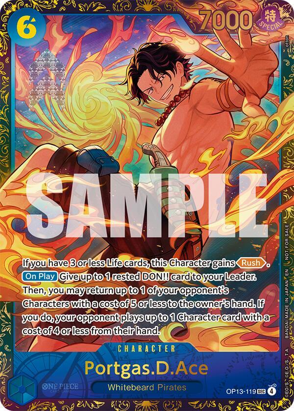 Portgas.D.Ace (119) (Treasure Cup 2026) OP13-119 One Piece card