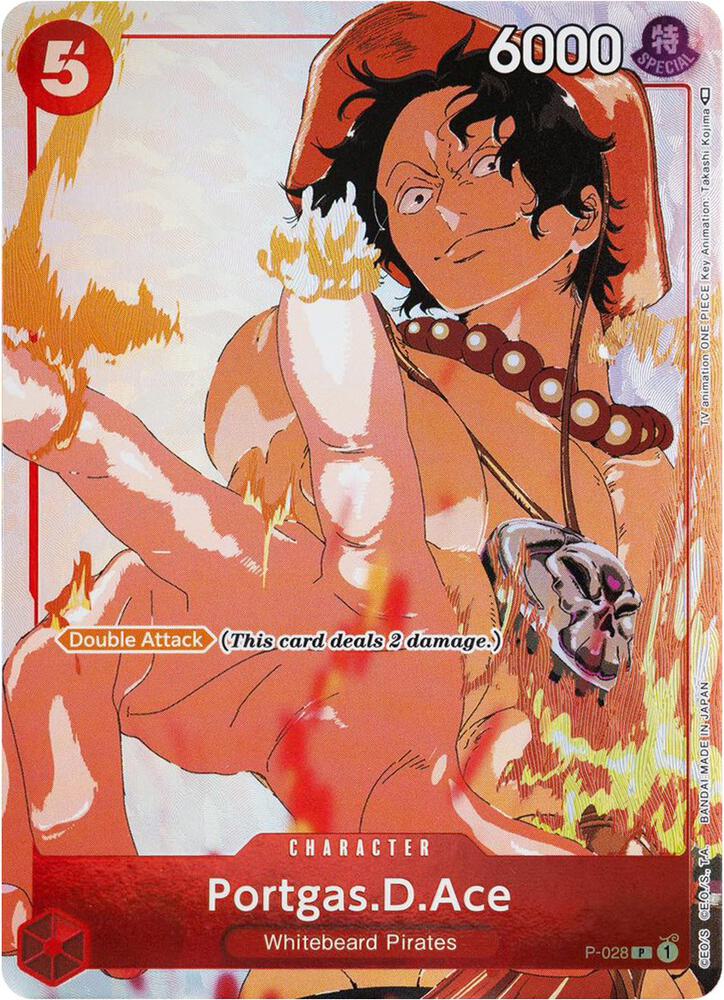 Portgas.D.Ace (Gift Collection 2023) P-028 One Piece card