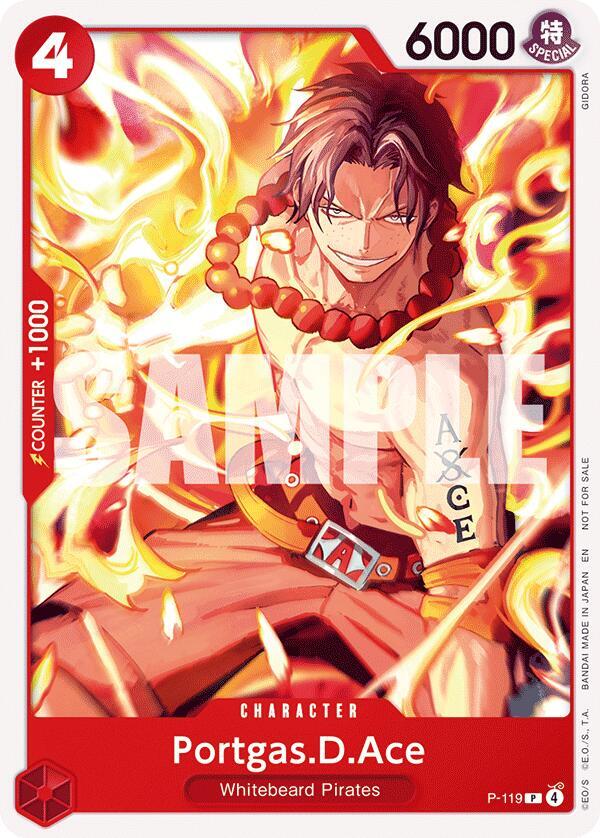 Portgas.D.Ace (Pirates Party 2026 Vol. 1) P-119 One Piece card