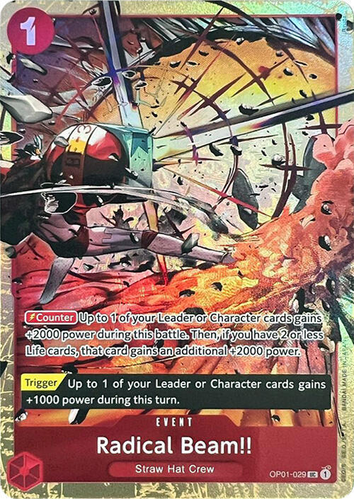 Radical Beam!! (Premium Card Collection -Best Selection Vol. 1-) OP01-029 One Piece card