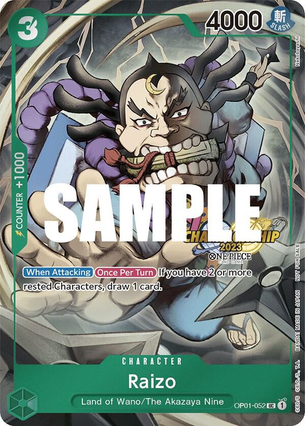 Raizo (CS 2023 Event Pack) OP01-052 One Piece card
