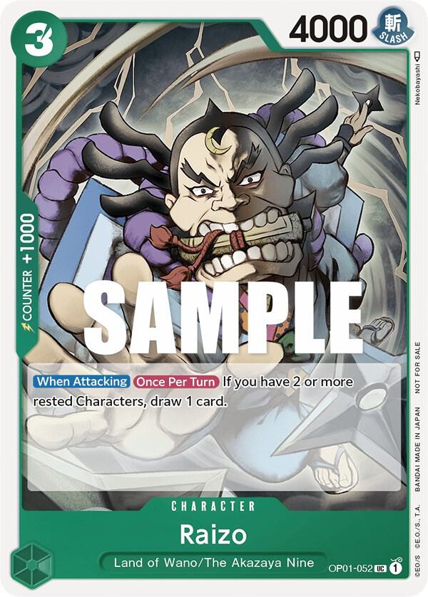 Raizo (Event Pack Vol. 2) OP01-052 One Piece card